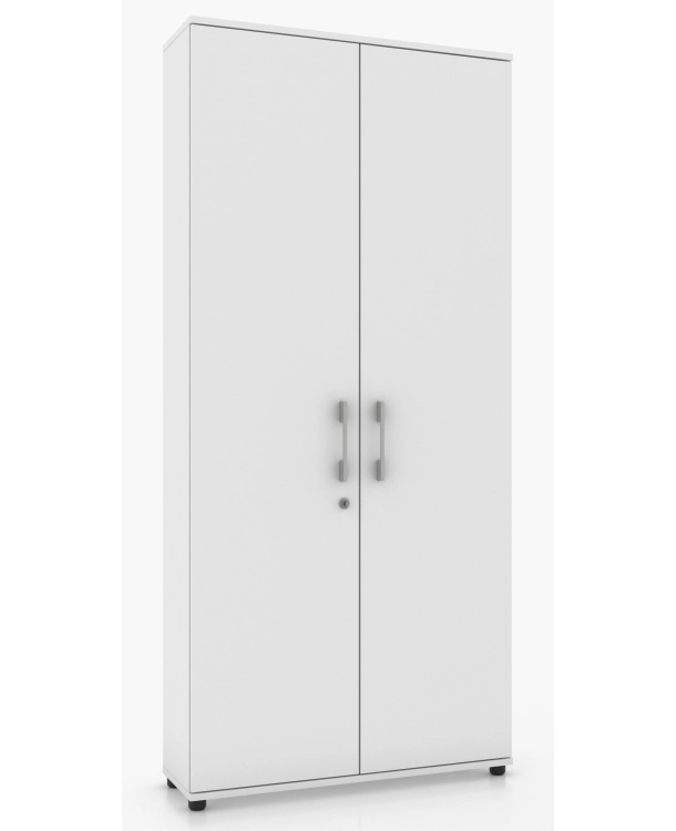 Szafa biurowa G 80 2d biała / szara zamykana na klucz rodo